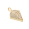 Gold Metal Diamond Pendant by Bead Landing™